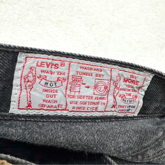 VINTAGE LEVI'S 901 France Made Mom Jeans High Waist tag 32x30 Measures 30x30 - Picture 1 of 12